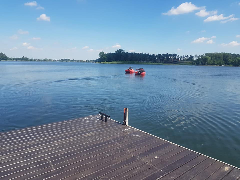 mikorzyńskie jezioro topielec - OSP Ślesin