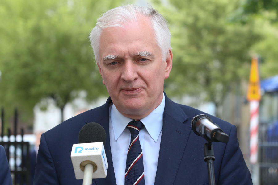 Jarosław Gowin w Szamotułac - Leon Bielewicz