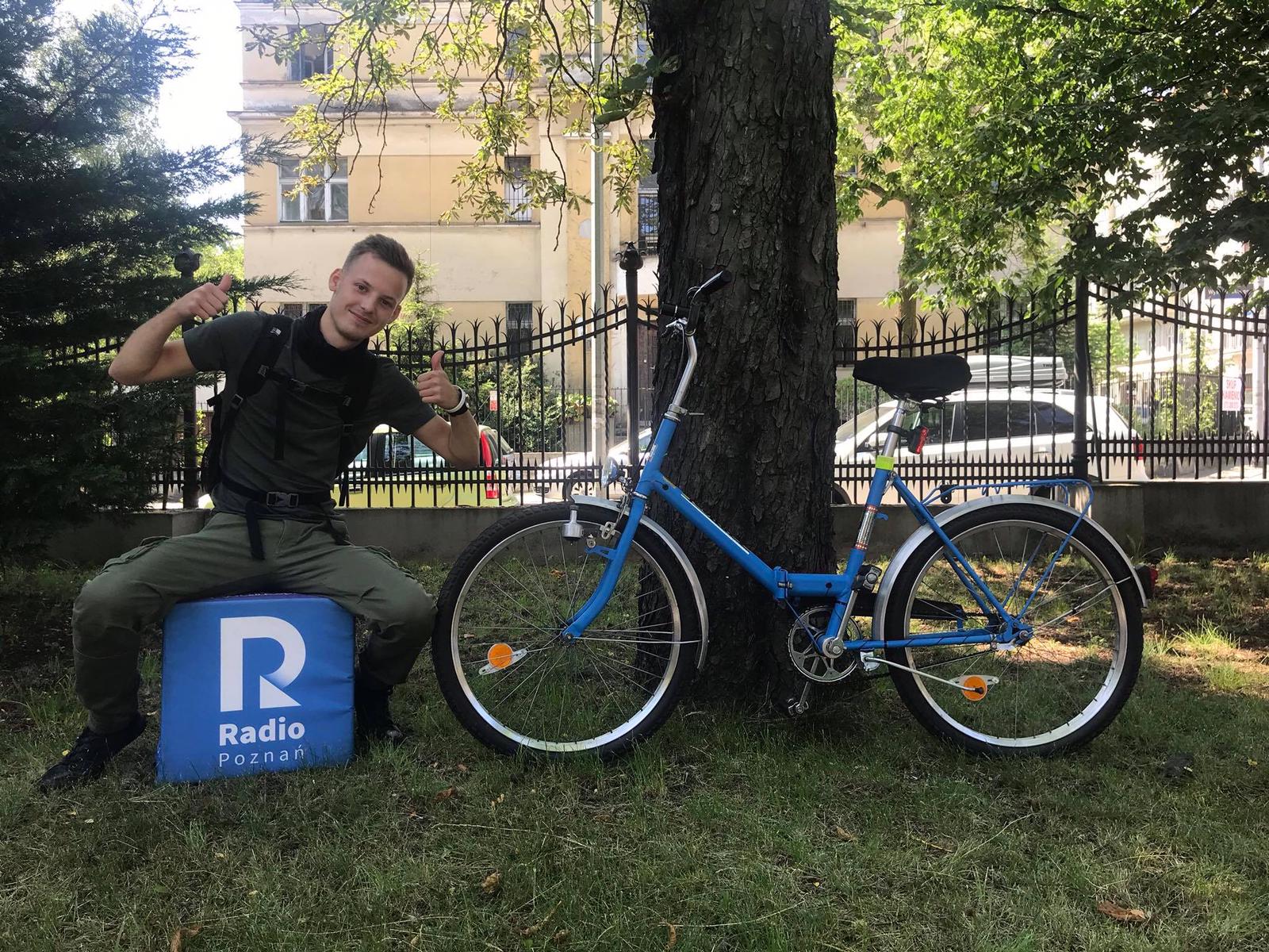 Mateusz Skrzypczak składakiem przez Polskę - Mateusz Skrzypczak