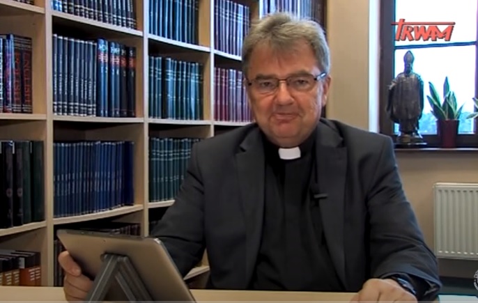 Ks. prof. P. Bortkiewicz  - Screen Telewizja Trwam