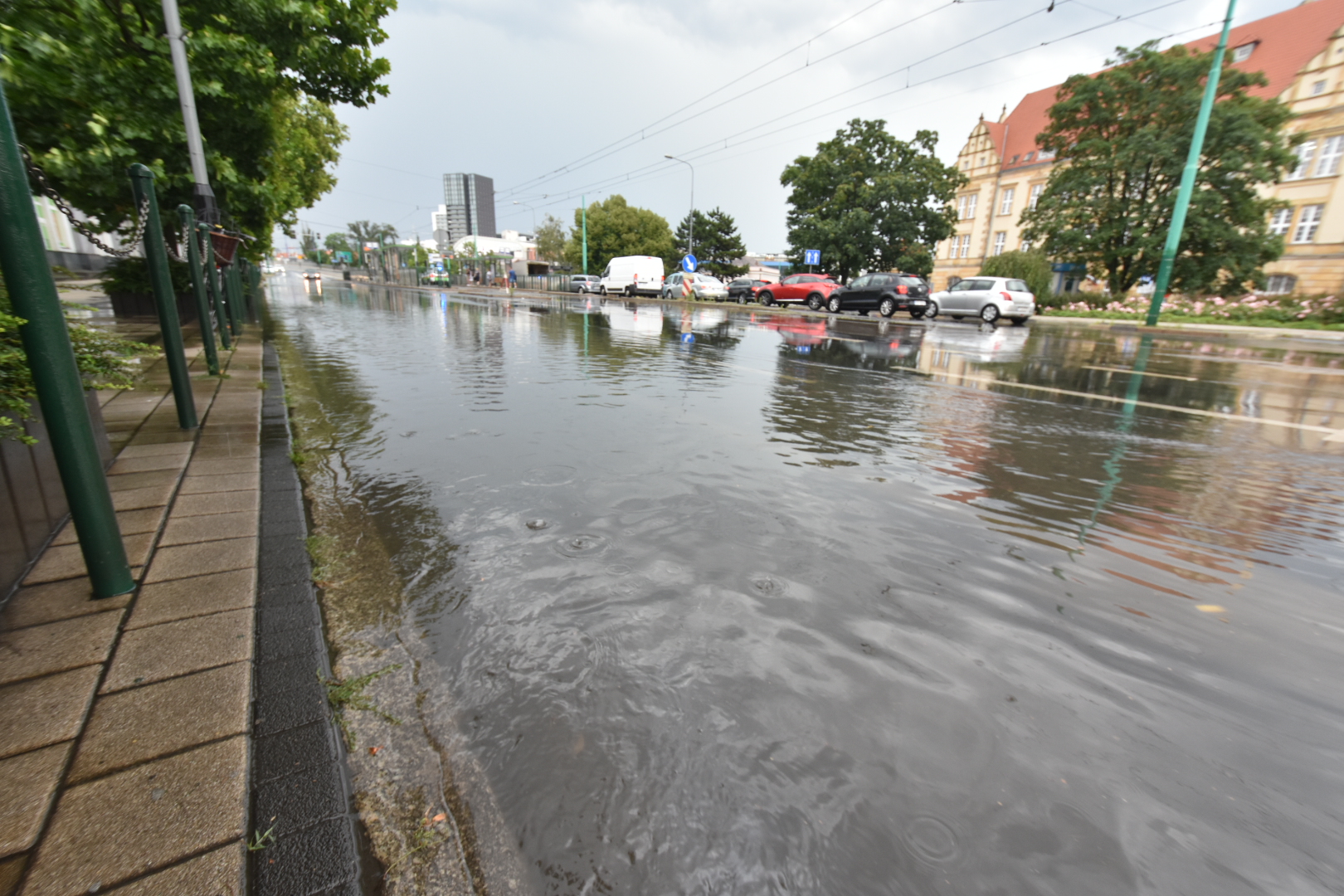 ulewa poznań zalane ulice  - Wojtek Wardejn