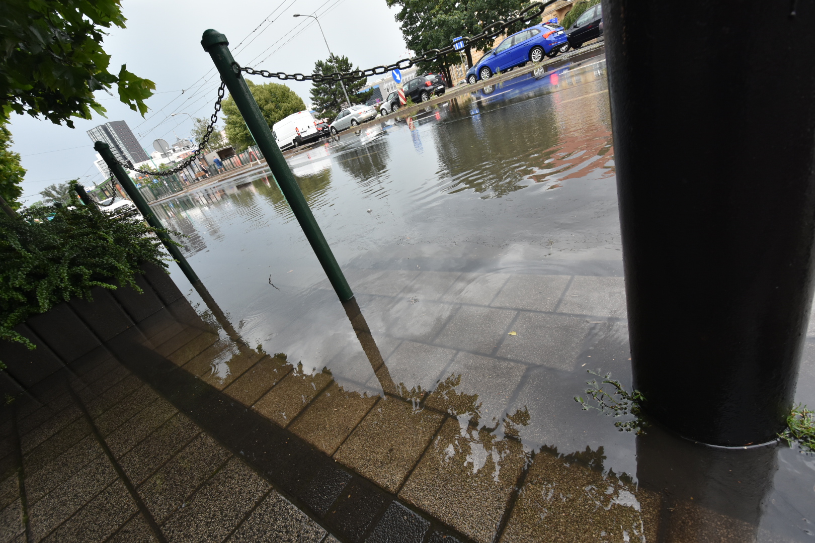 ulewa poznań zalane ulice  - Wojtek Wardejn
