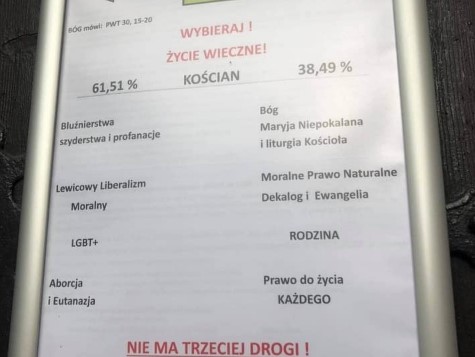plakat Koscian fara prymas  - Jacek Marciniak 