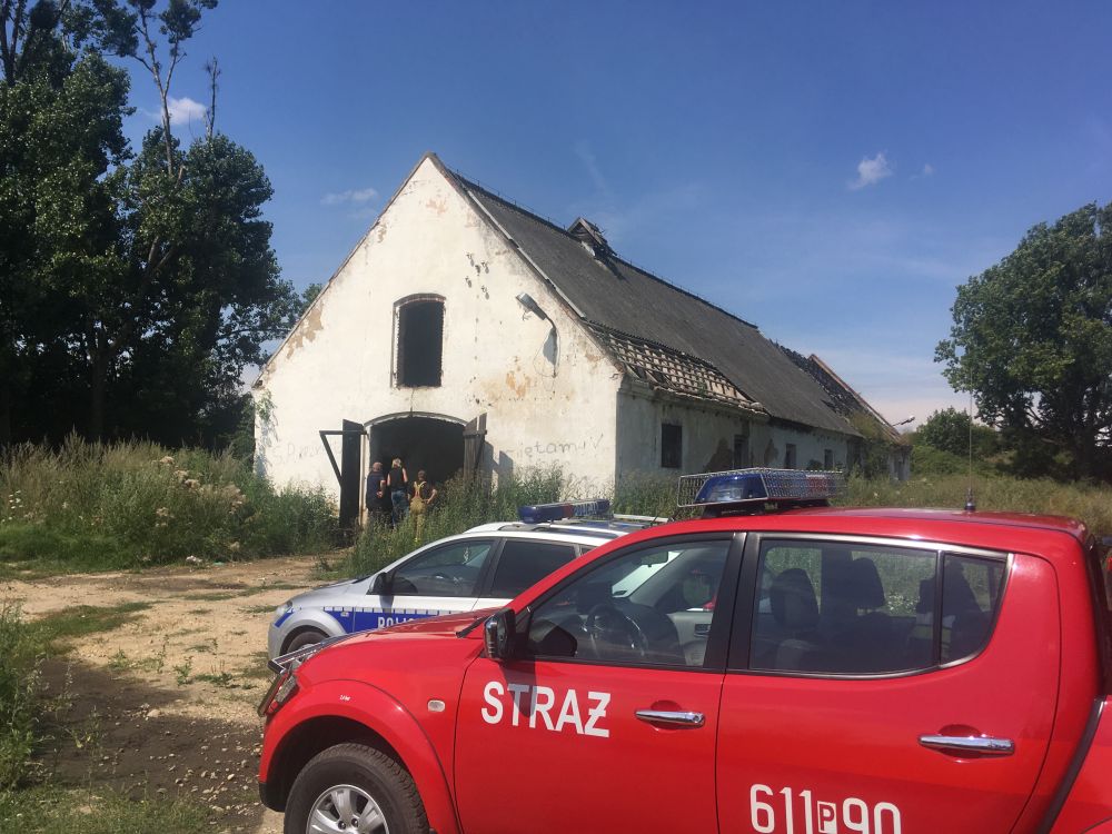 pożar pustostanu Środa wlkp - Rafał Regulski