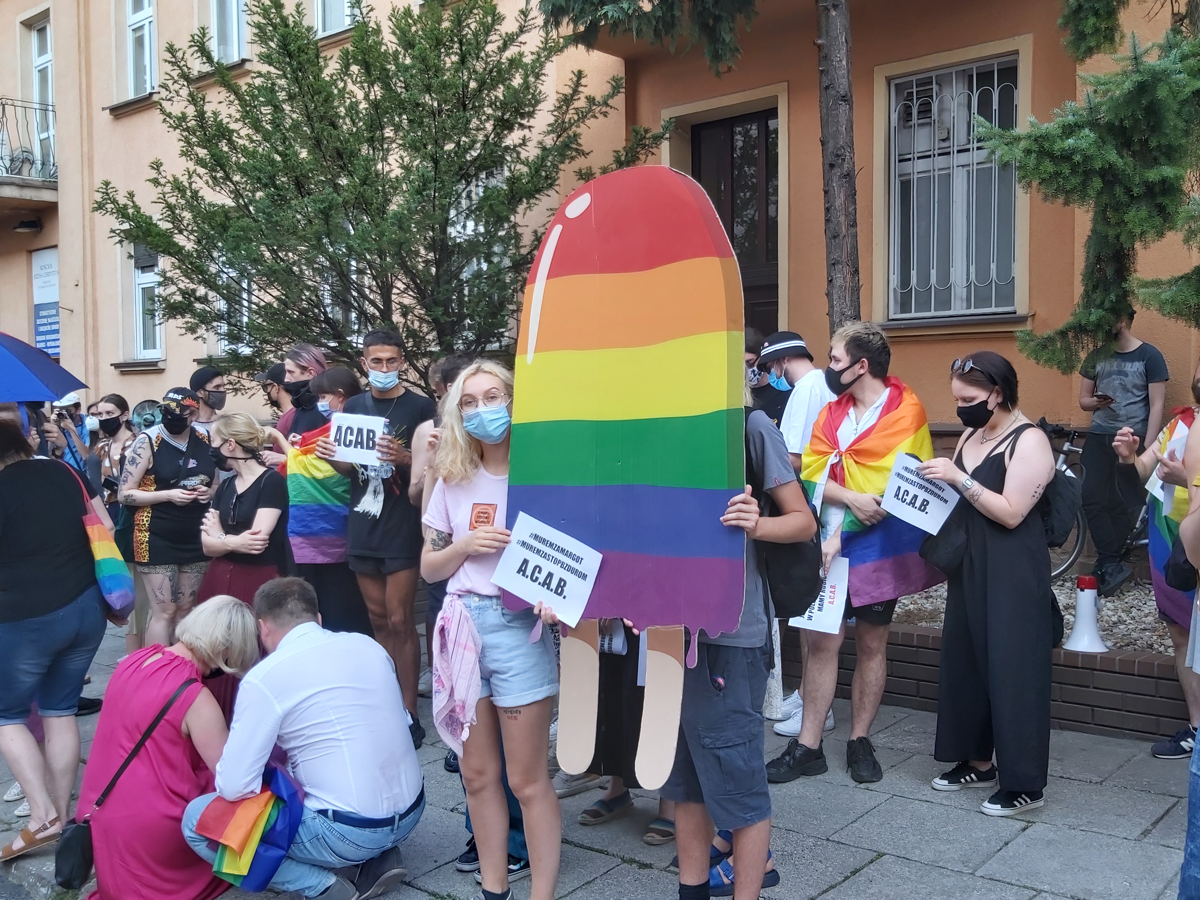 Protest LGBT  - Krzysztof Polasik