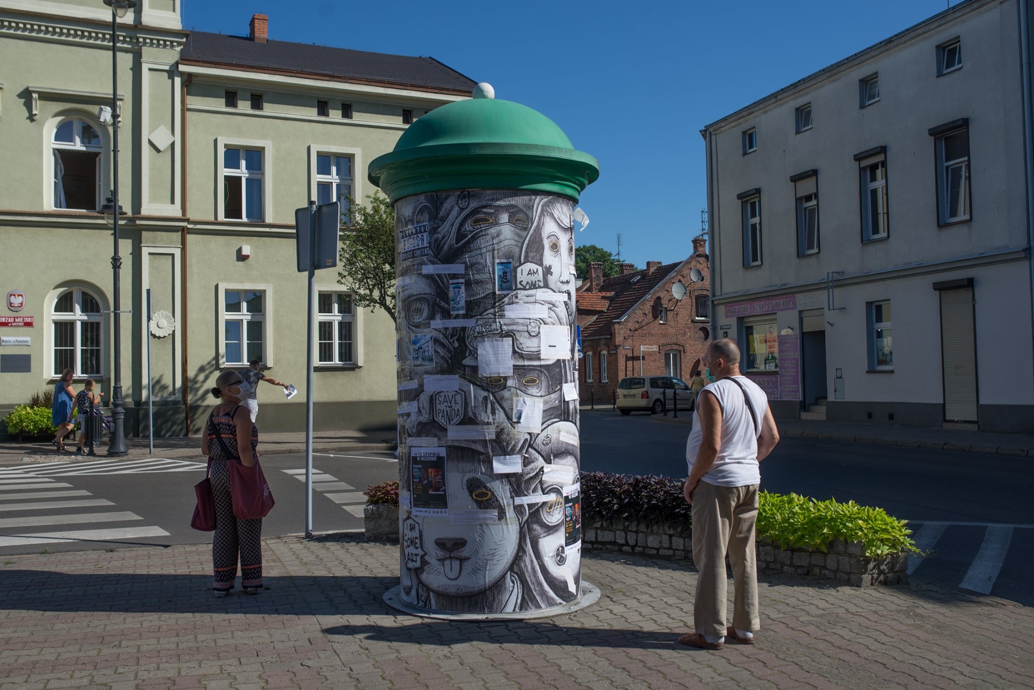 Mediations Biennale Polska mural mosina słup - Mediations Biennale Polska