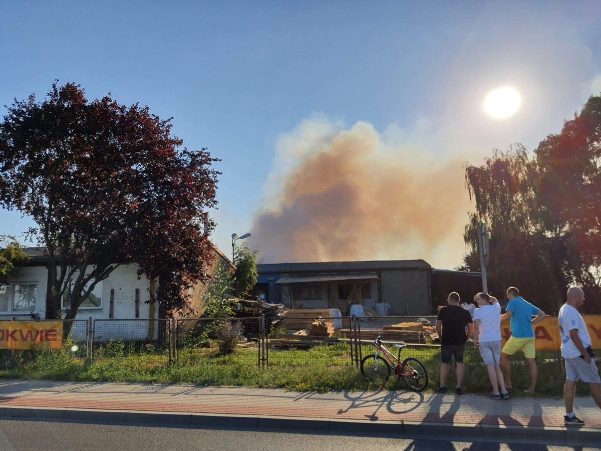 pożar ogień straż pożarna garby - Grzegorz Ługawiak - Radio Poznań