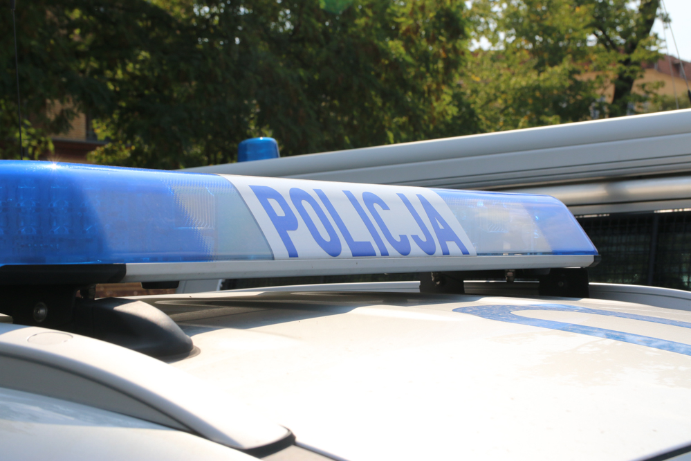 policja detal alarm znak - Leon Bielewicz - Radio Poznań