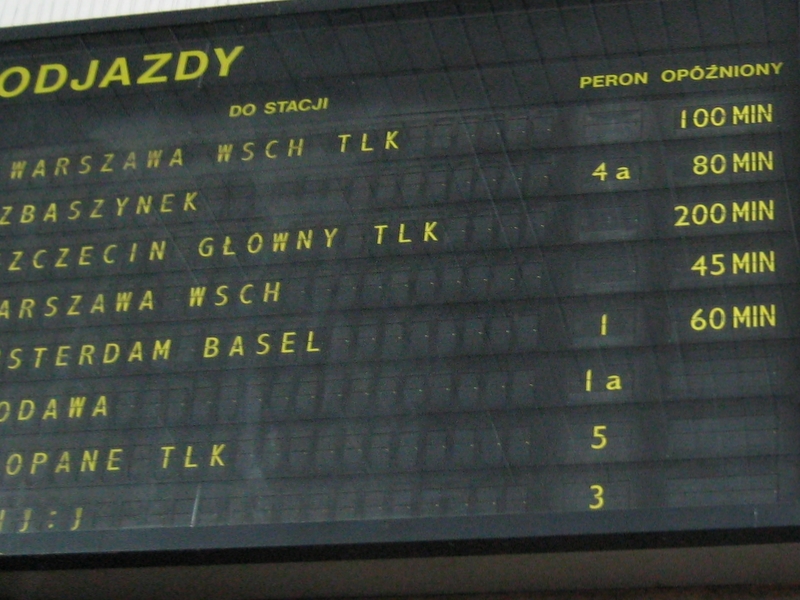 Opóźnienia pociągów - awaria systemu - Jacek Butlewski