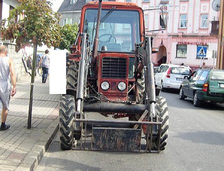 Ciągnik - wypadek w Opalenicy - Policja/Poznań