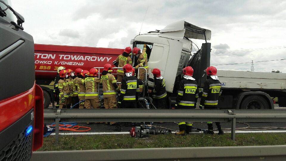 Wypadek przy wjeździe na A2 - Słuchacz