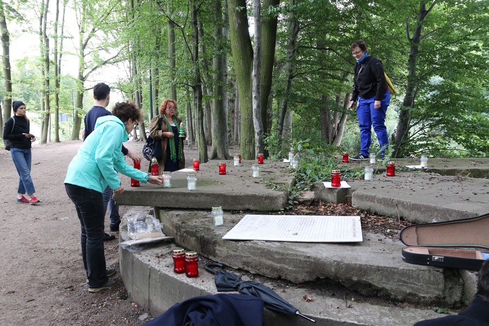 tablica jezioro rusałka - Leon Bielewicz