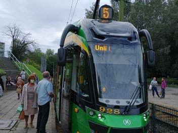 Zerwana sieć trakcyjna na górnym tarasie Rata - Franciszek Walerych