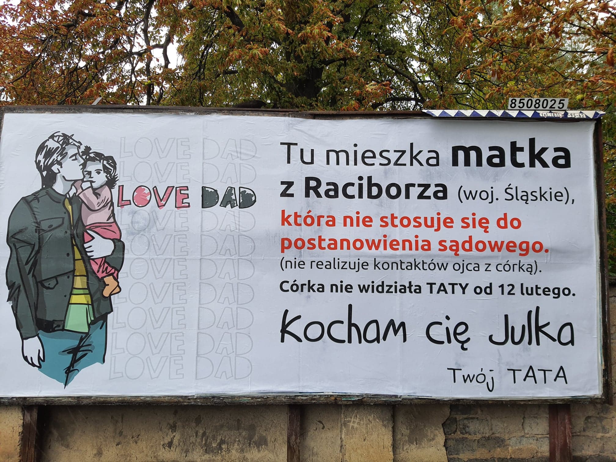 baner ojciec kolejowa - Grzegorz Ługawiak