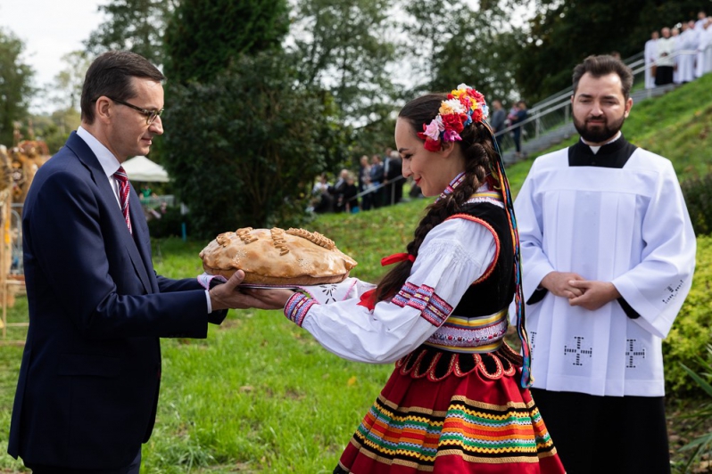 Mateusz Morawiecki dożynki - KPRM