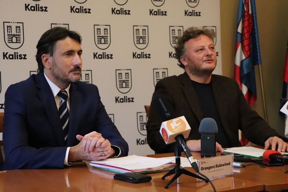 kalisz wiceprezydent i adam klocek - UM Kalisz