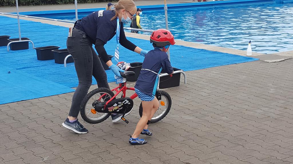 Triathlon dla najmłodszych w Poznaniu  - Grzegorz Hałasik