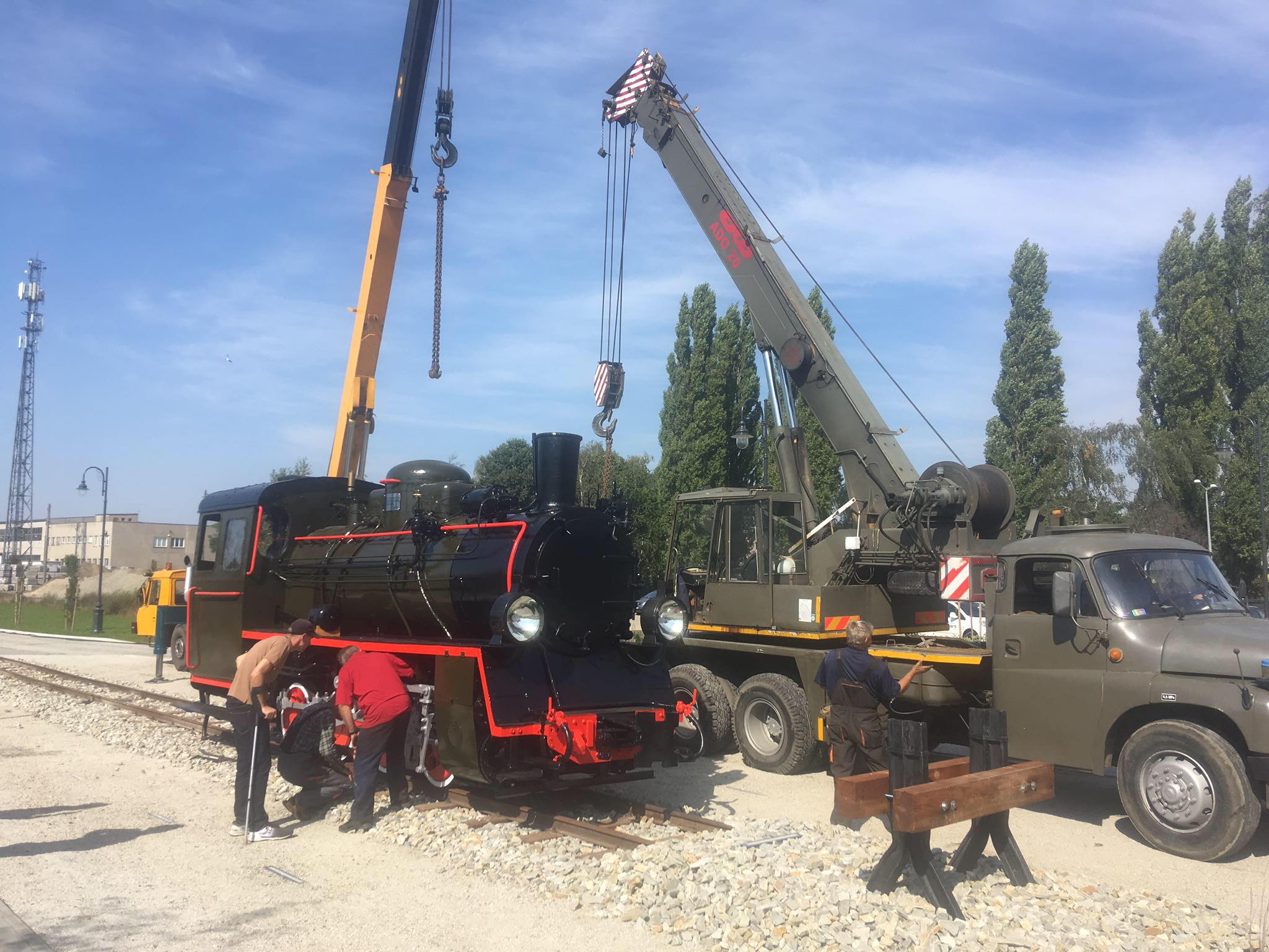 Zabytkowa ciuchcia po renowacji wróciła do Pleszewa - Danuta Synkiewicz