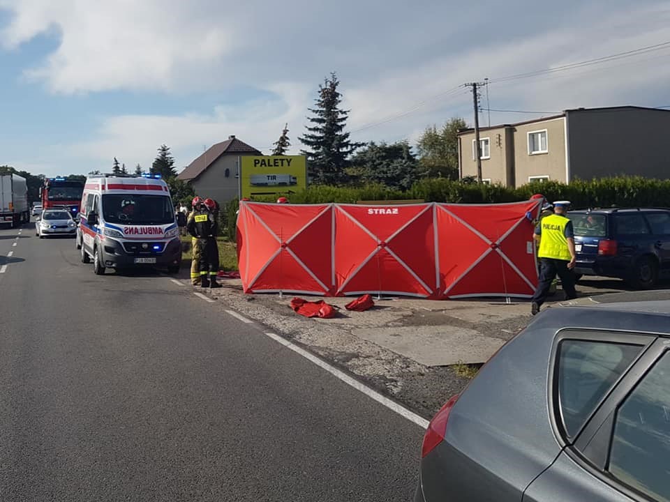 wypadek dk11 - KPP Jarocin