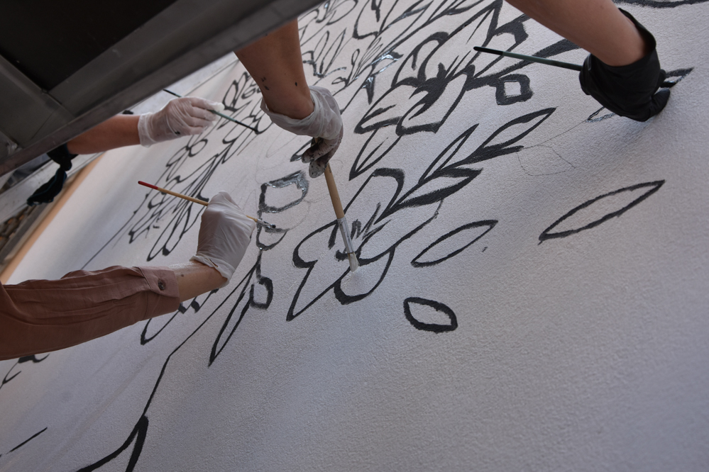 mural seniorów - Wojtek Wardejn