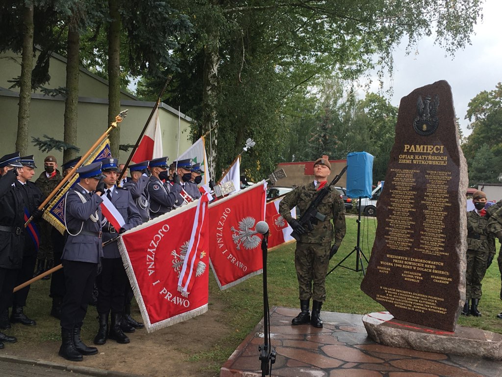 pomnik katyński witkowo - Rafał Muniak