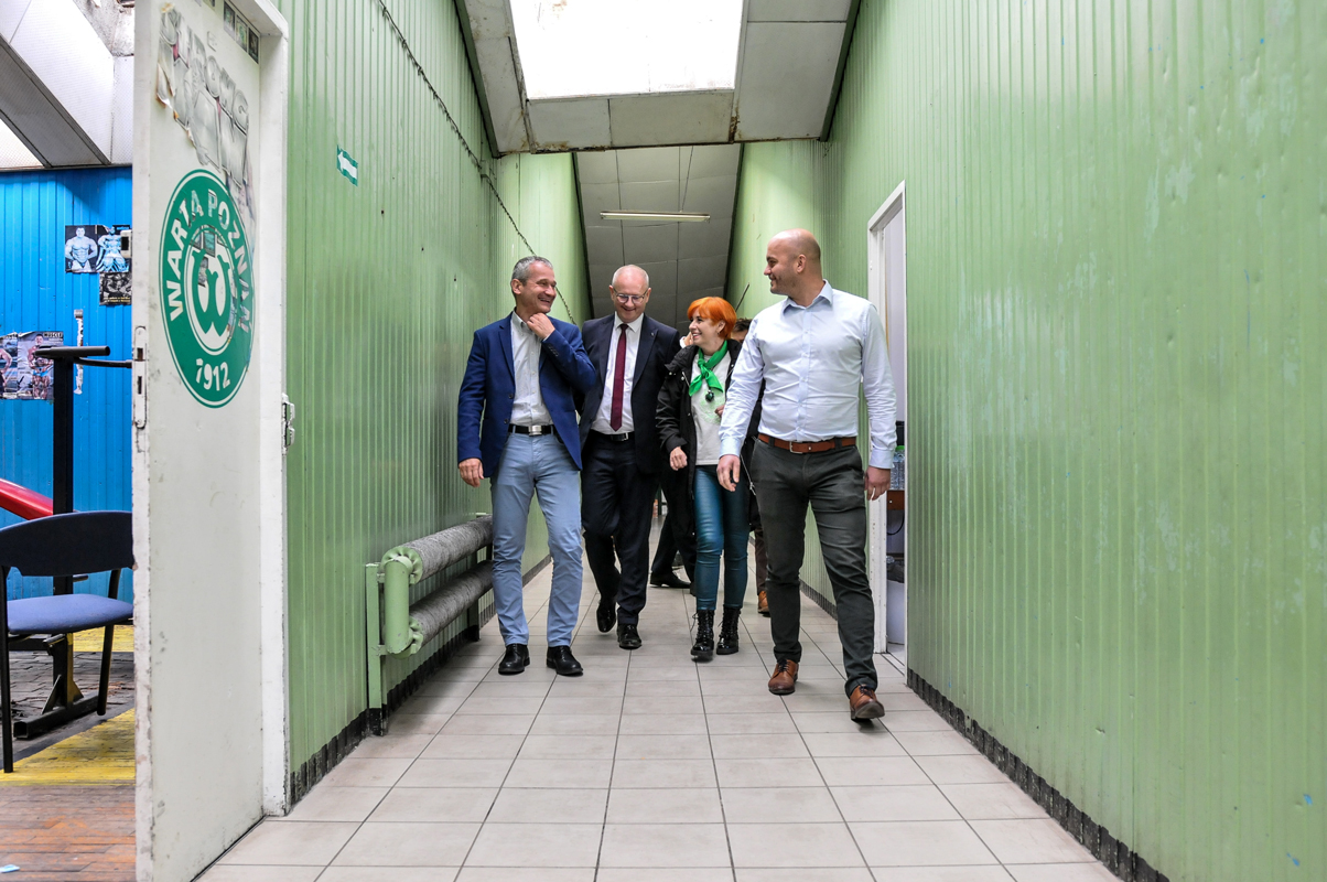 warta droga dębińska wizytacja - TT: Warta Poznań