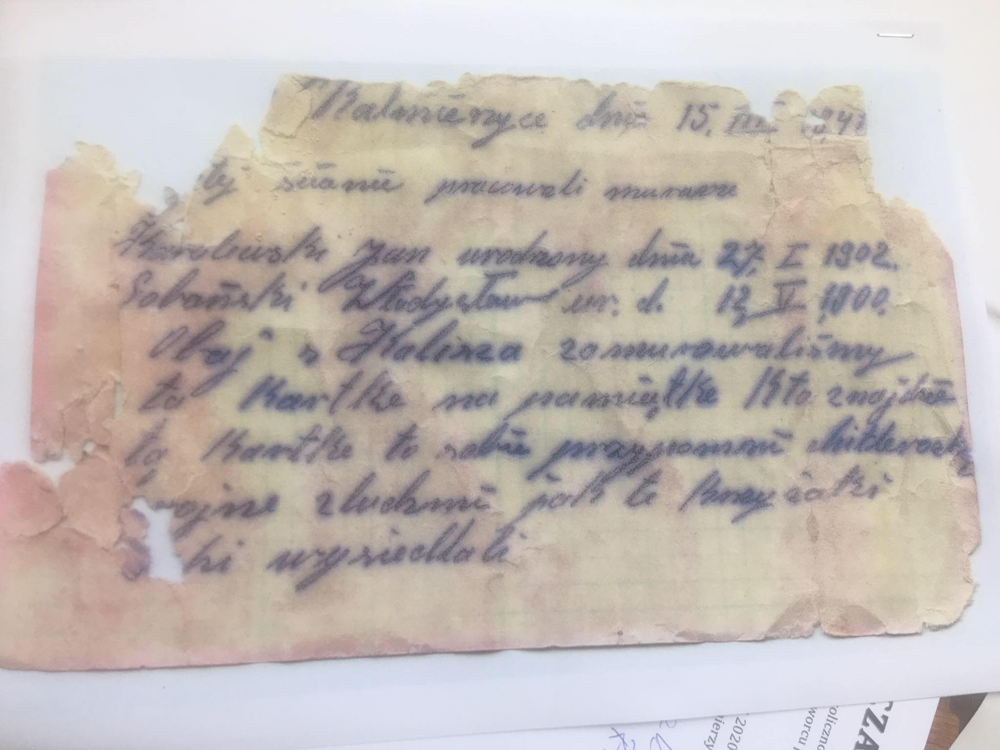 list kartka murarze nowe skalmierzyce - Danuta Synkiewicz