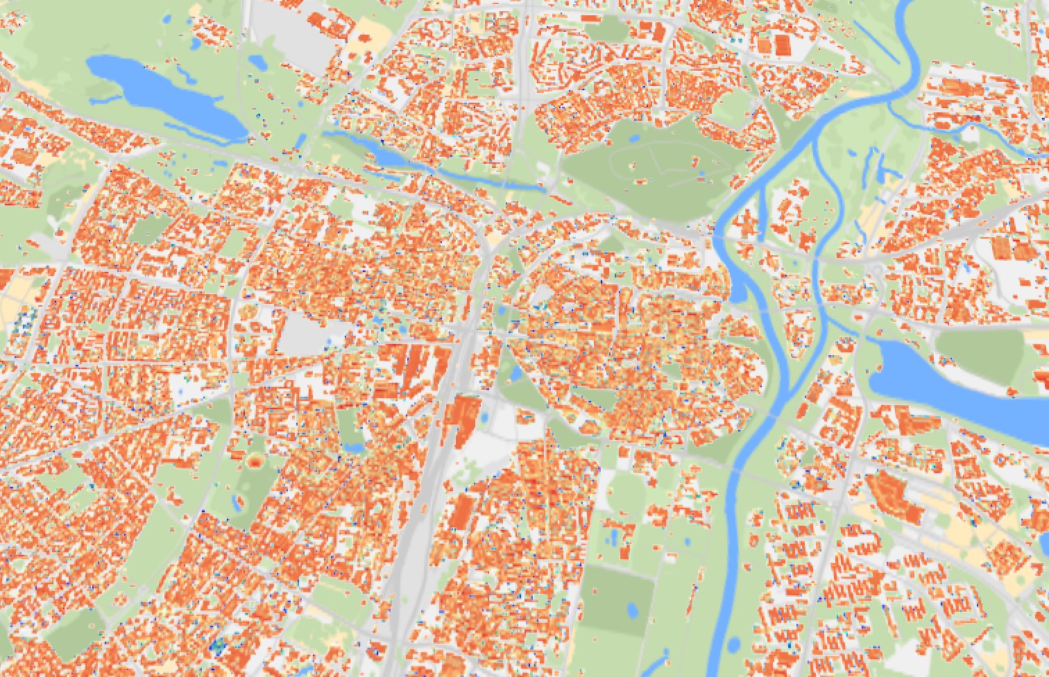 mapa solarna poznan - System Informacji Przestrzennej