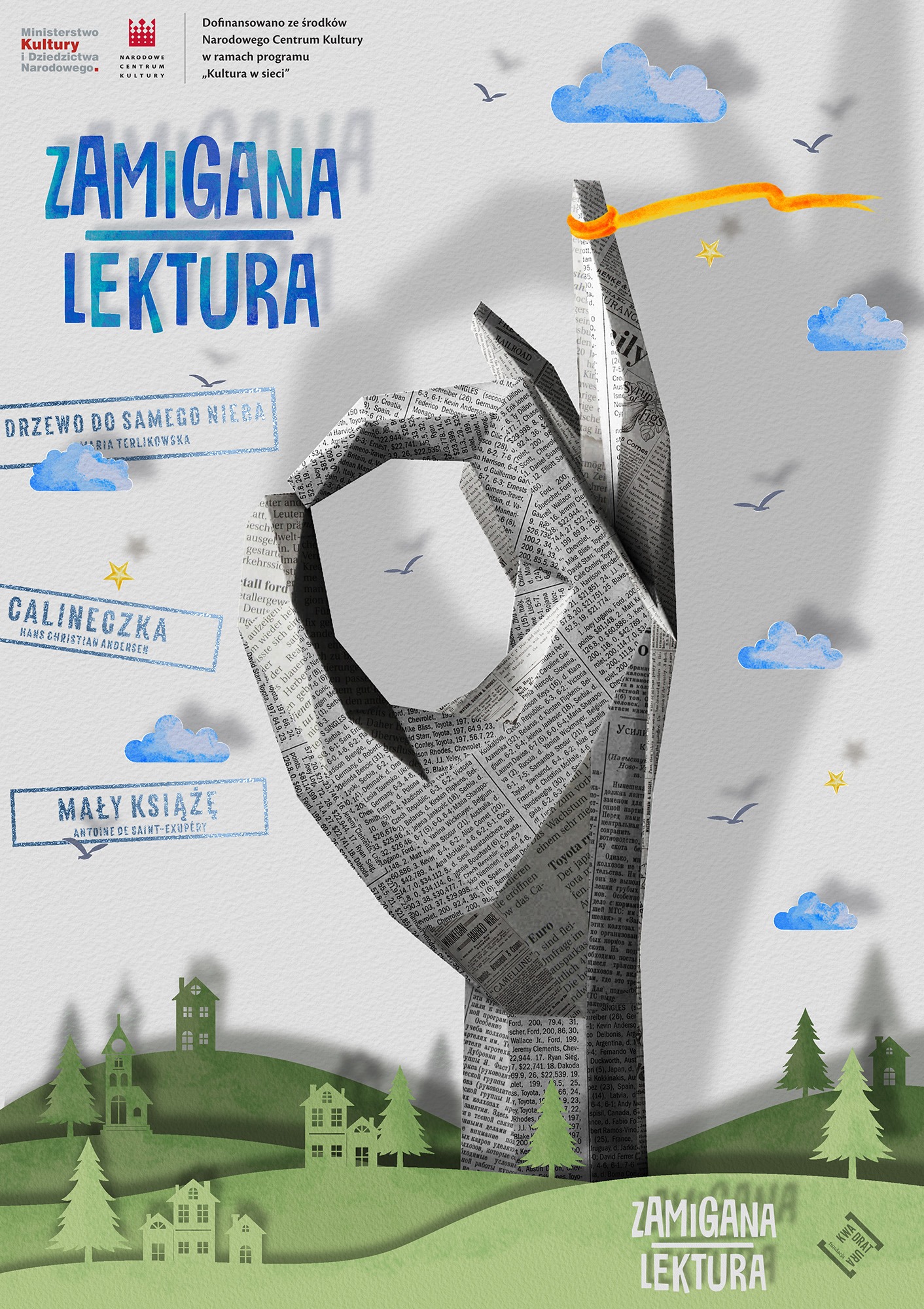 zamigana lektura - FB: Fundacja Animacji Społeczno - Kulturalnej Kwadratura