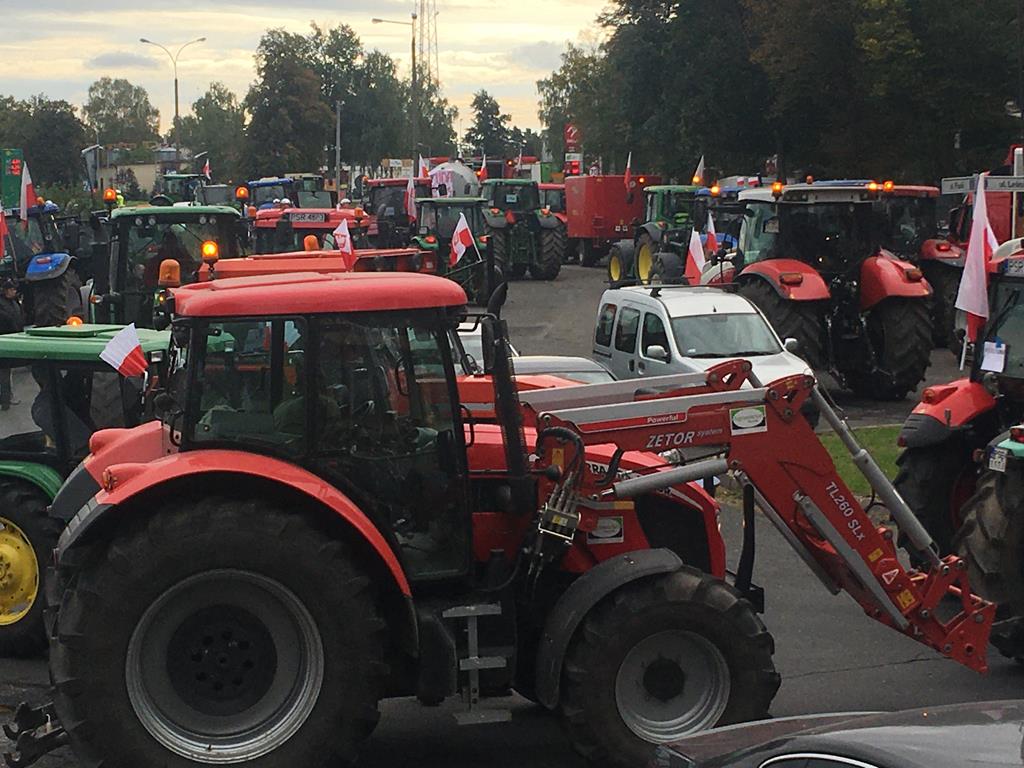 blokada protest rolników - Rafał Regulski