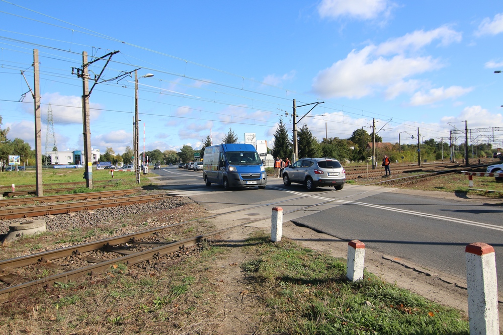 przejazd kolejowy suchy las  - Leon Bielewicz