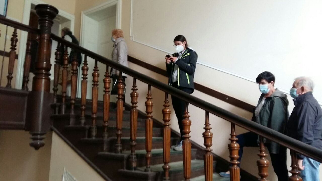 kolejka po szczepionki  - Magdalena Konieczna