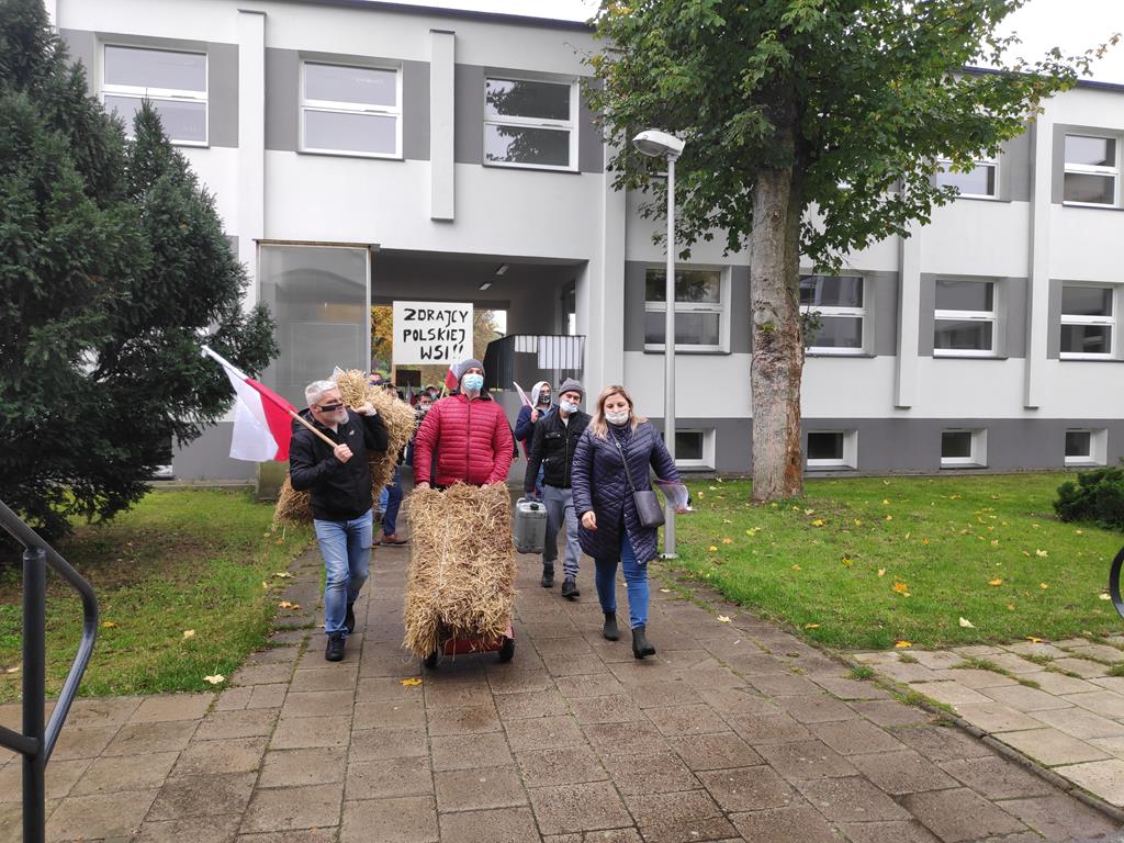 protesty rolnicze piła - Przemysław Stochaj