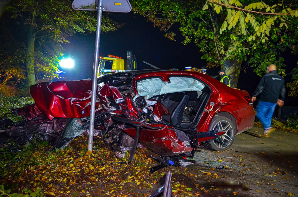 wypadek Wilkowyje - Jarocin 112