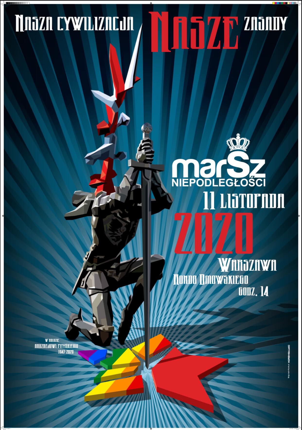 Marsz niepodległości plakat -  FB: Marsz niepodległości