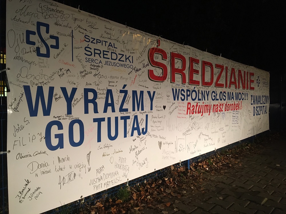 środa protest szpital - Rafał Regulski