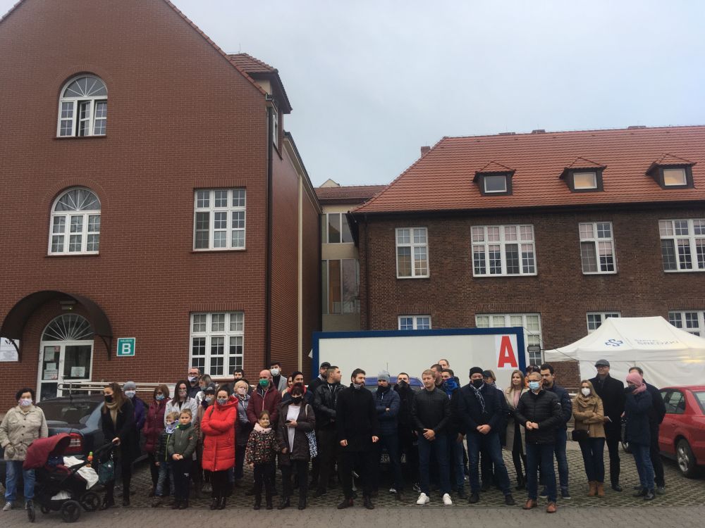 protest środa szpital - Rafał Regulski