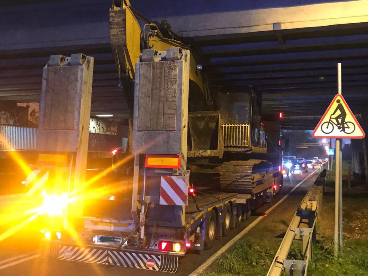 droga debinska koparka wiadukt - Wielkopolska Policja