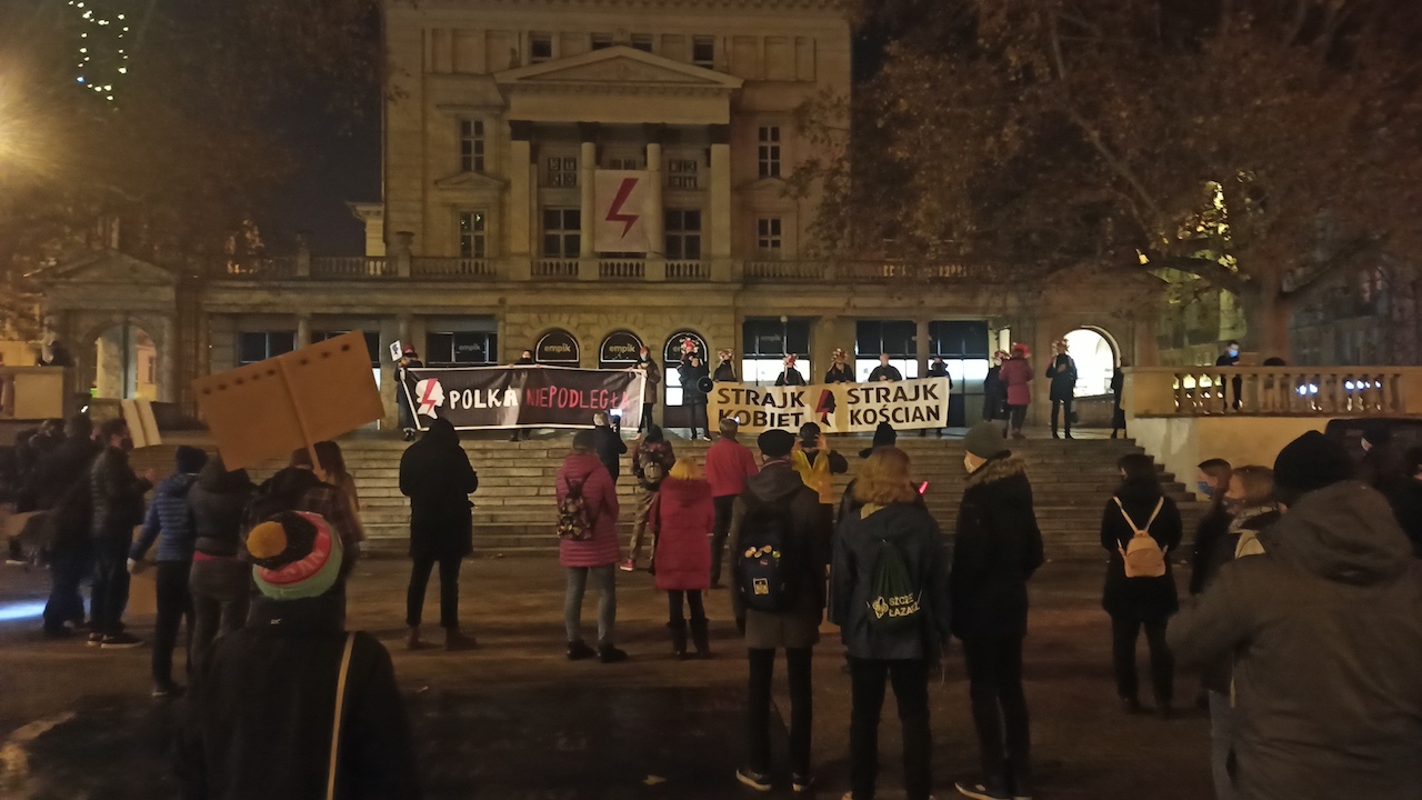 strajk kobiet poznan - Bartosz Garczyński - Radio Poznań