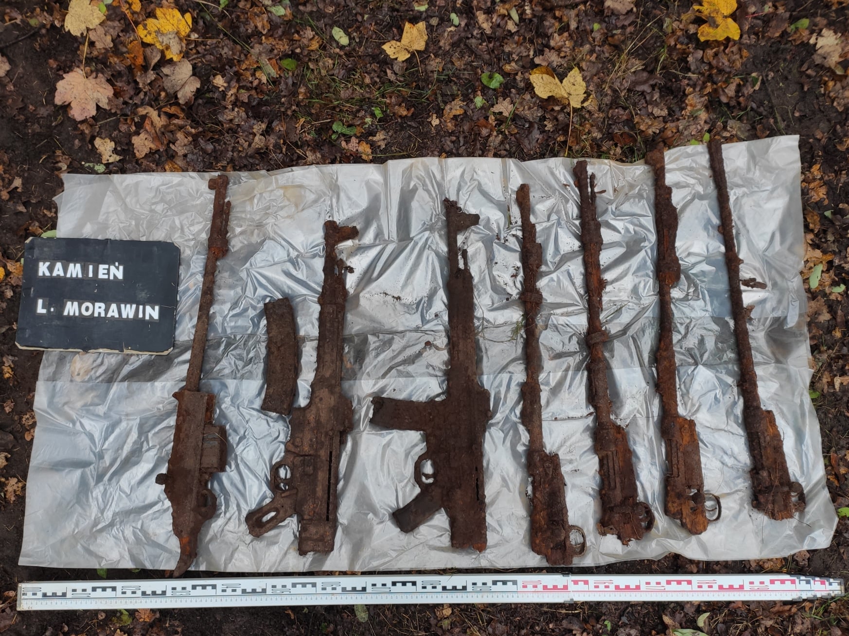 znaleziona broń lasy koło morawina kalisz - DENAR Kalisz
