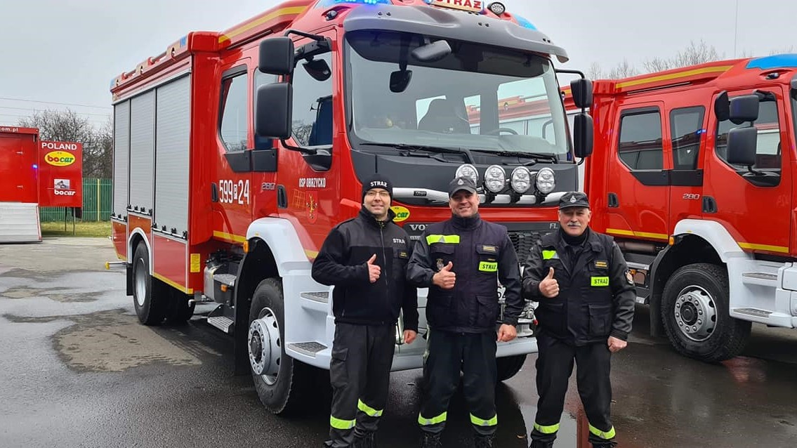 obrzycko nowy wóz - FB: Obrzycko Straż Pożarna