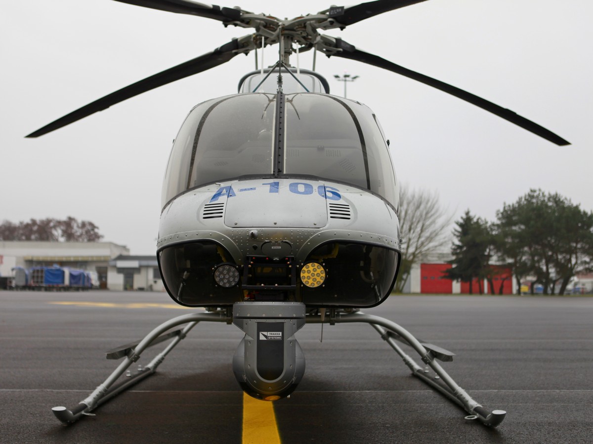 Śmigłowiec Bell-407 GXi  - Wielkopolska Policja