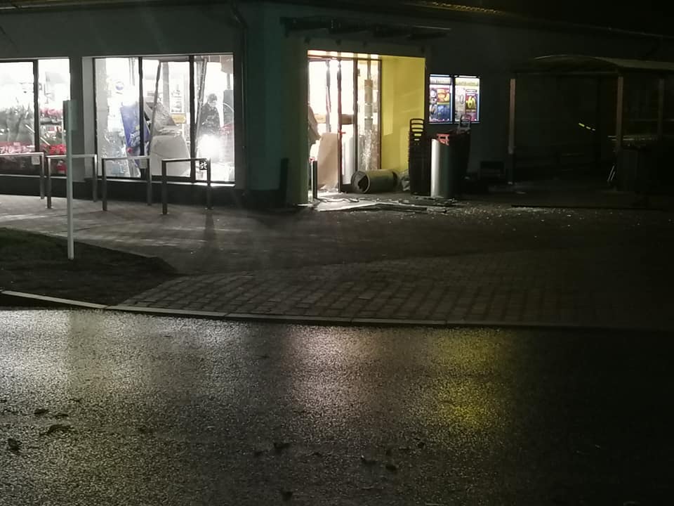 wysadzili bankomat kwilcz - KPP Międzychód
