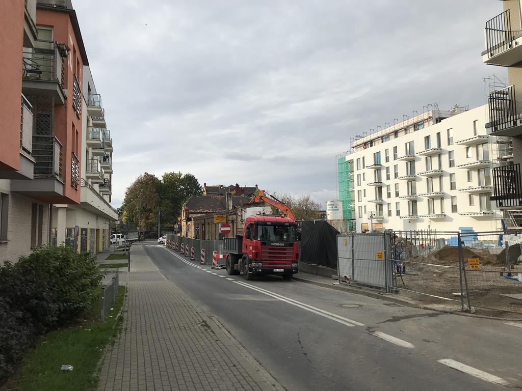 ulica szyperska poznań deweloper zniszczył mur - Wojciech Chmielewski