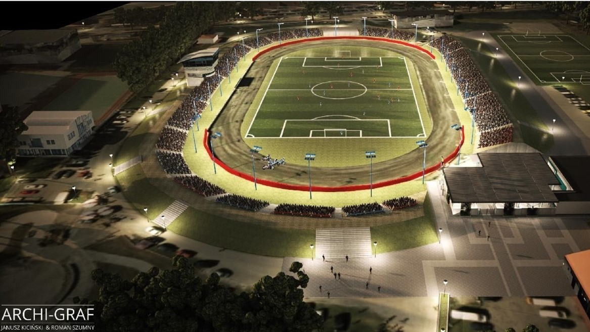 przebudowa stadionu żużlowego w Pile - UM Piła