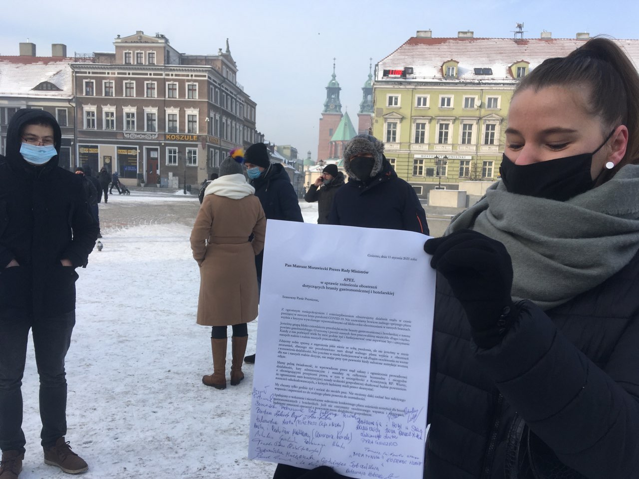 protest restauratorów gniezno - Rafał Muniak