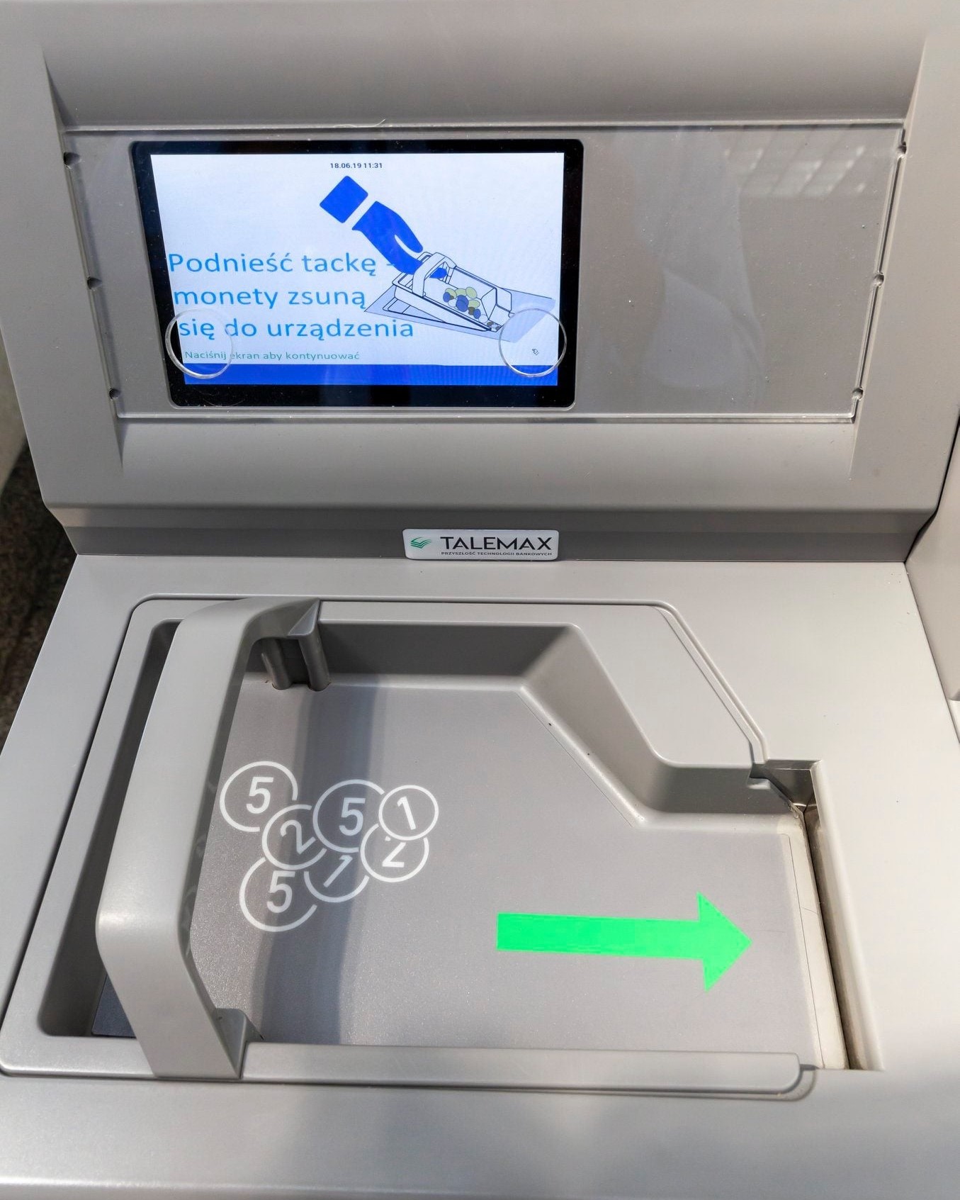 rozmieniarka monet  - NBP