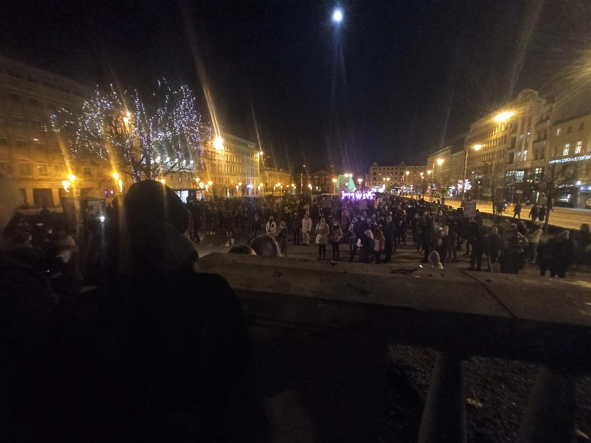 protest tk plac wolnosci - Bartosz Garczyński - Radio Poznań