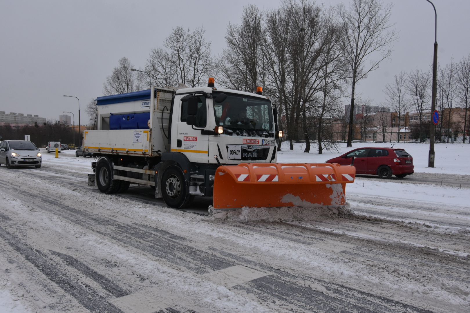 odśnieżanie pług piaskarka poznań śnieg - Wojtek Wardejn