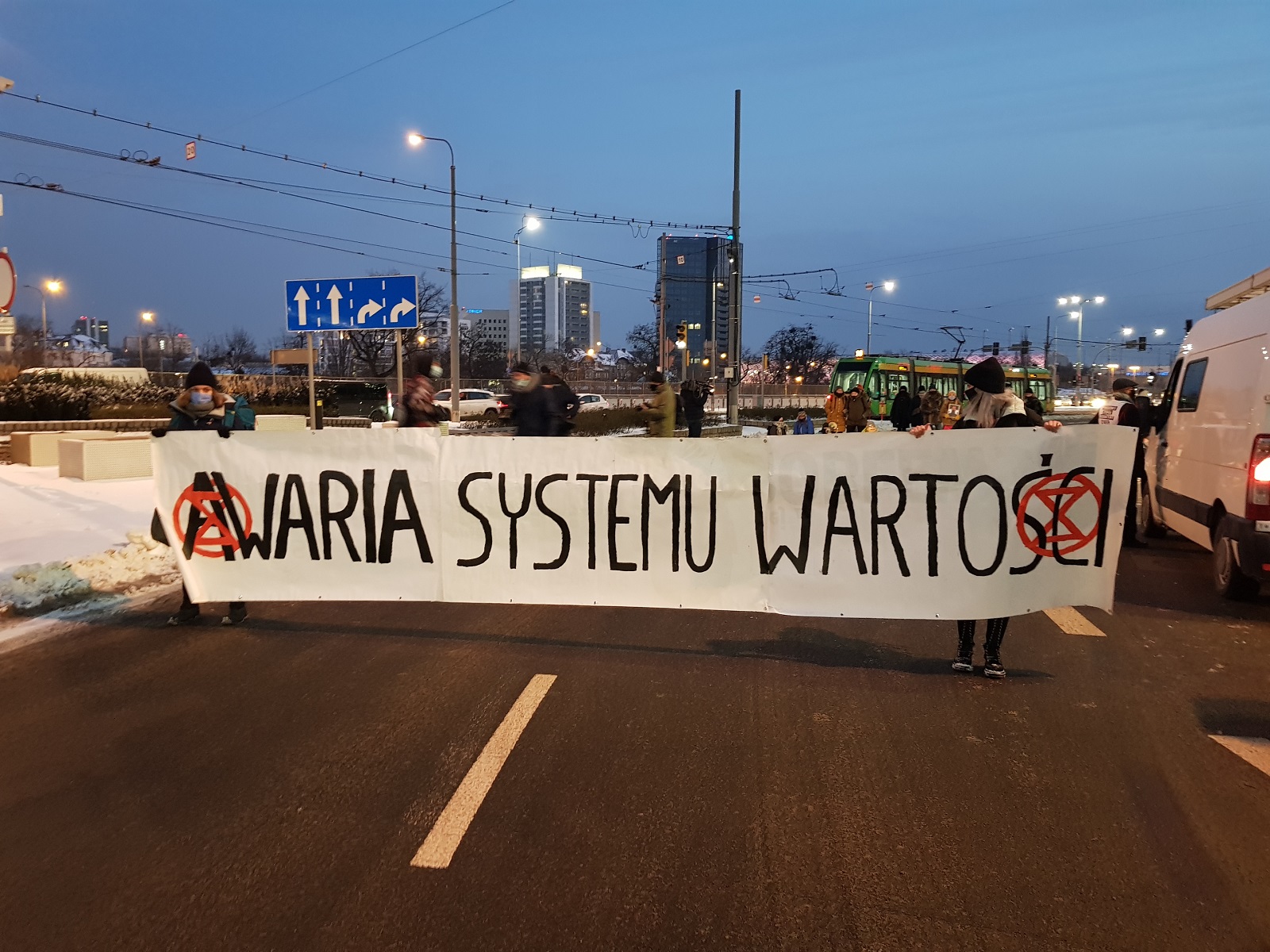 protest poznań awaria  - Hubert Jach